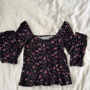 Aeropostale Long Sleeve Button Shirt - Size: Medium